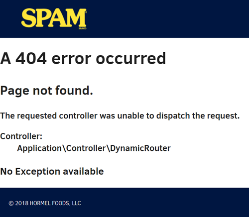 Spam 404